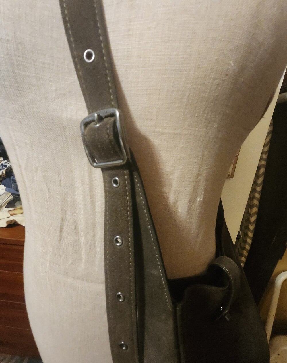 Coach Green Suede Crossbody Bag - Picture 2 of 14